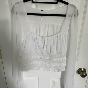 Free People Sheer Longsleeve